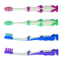 Dinosaur Suction Cup Kids Toothbrush