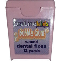 Bubblegum Flavored Nylon Waxed Dental Floss